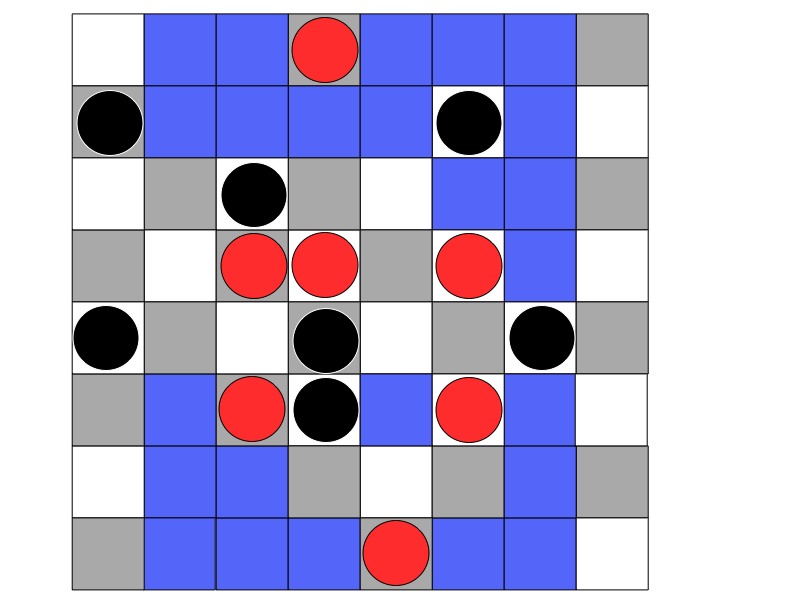 Legal Moves for Red