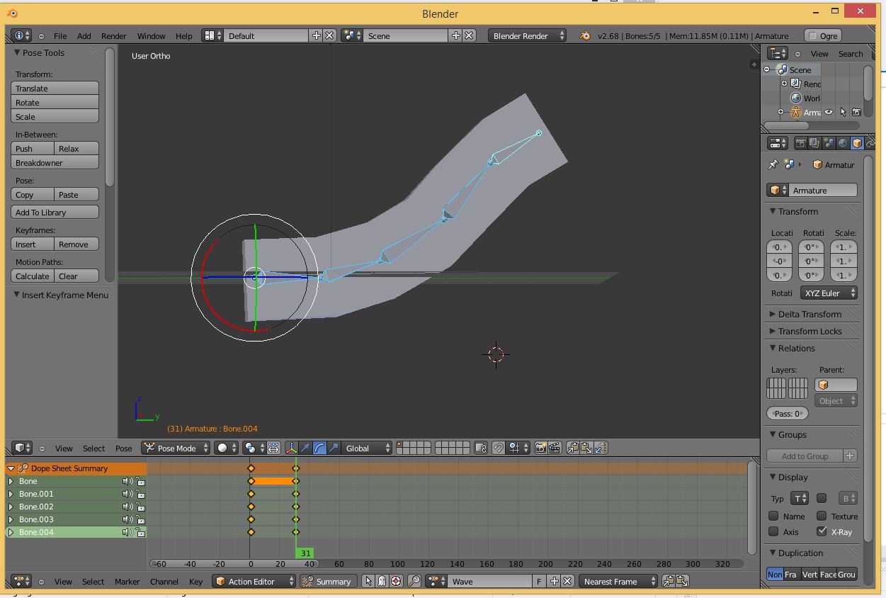 Rigging and Animating